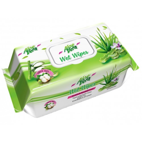 Baby Wet Wipes Aloe Vera 120 pcs